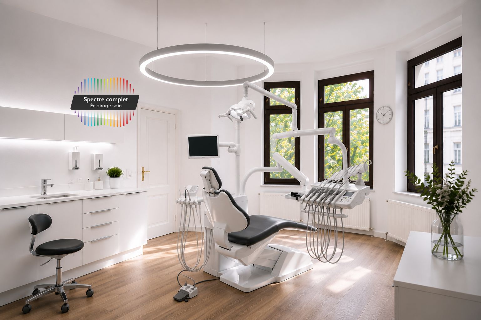 Votre spécialiste de l’éclairage sain pour dentistes.
